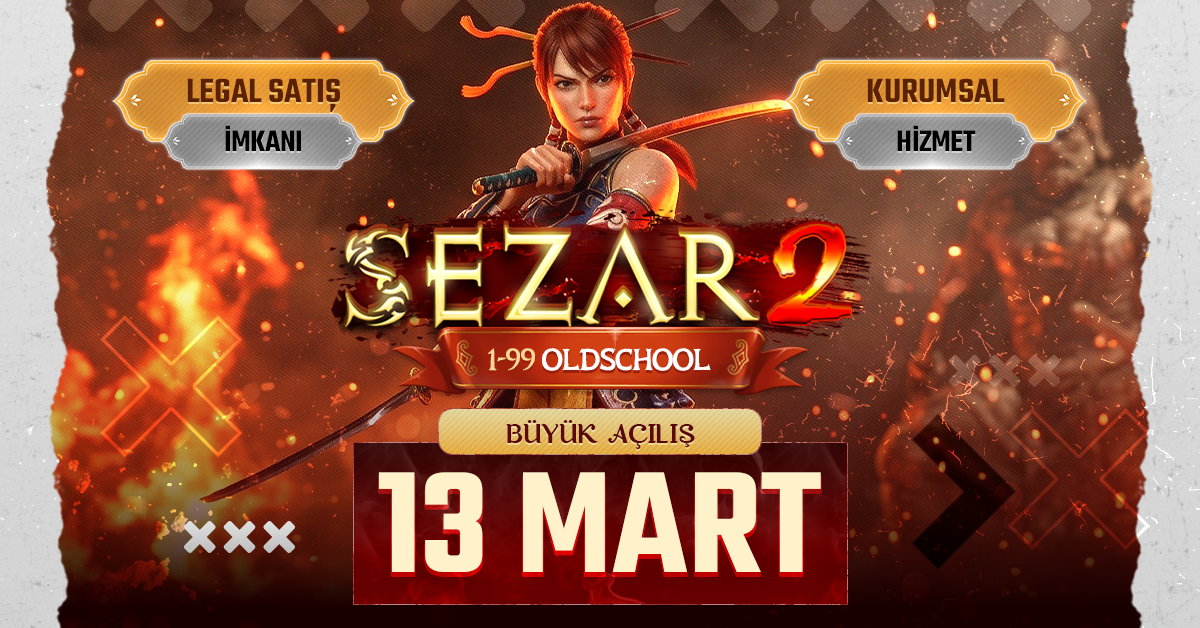 Sezar2 1-99 Oldschool PvP Server | Won Piyasası, Biyolog Rehberi ve 500.000 TL Ödül Havuzu