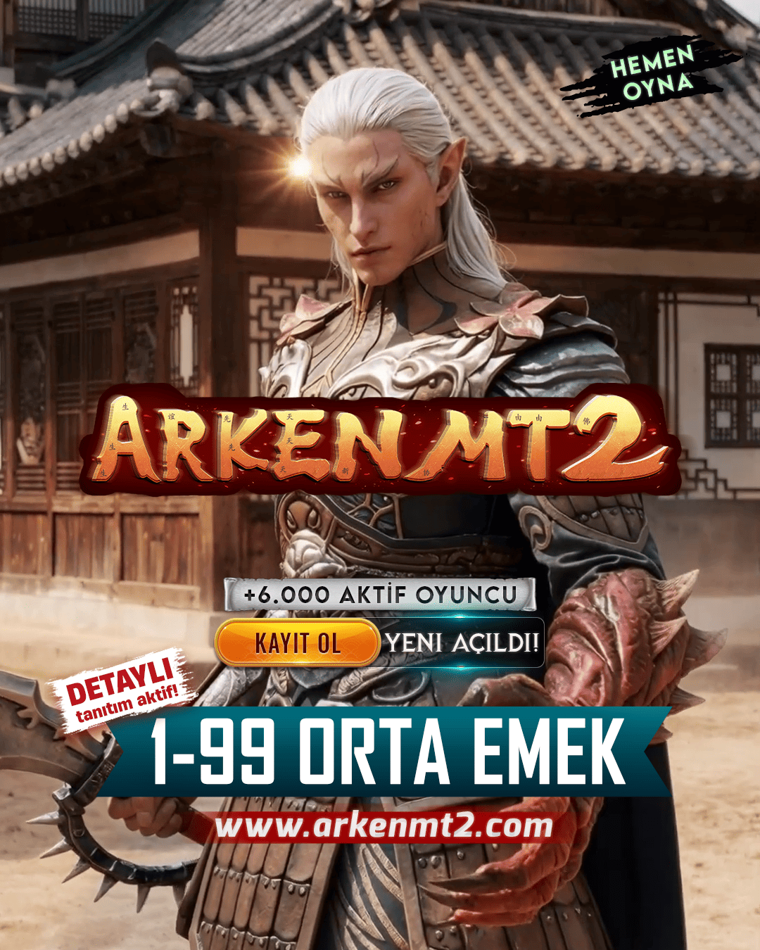 ArkenMt2 Server Tanıtımı (1-99 TR Tipi) | Orta Emek Metin2 PVP Rehberi